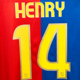 Barcelona 2008-09 Henry Fan Home Kit (2XL)
