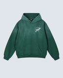 Sabados Heavyweight Sunfade Oversized Hoodie - Green