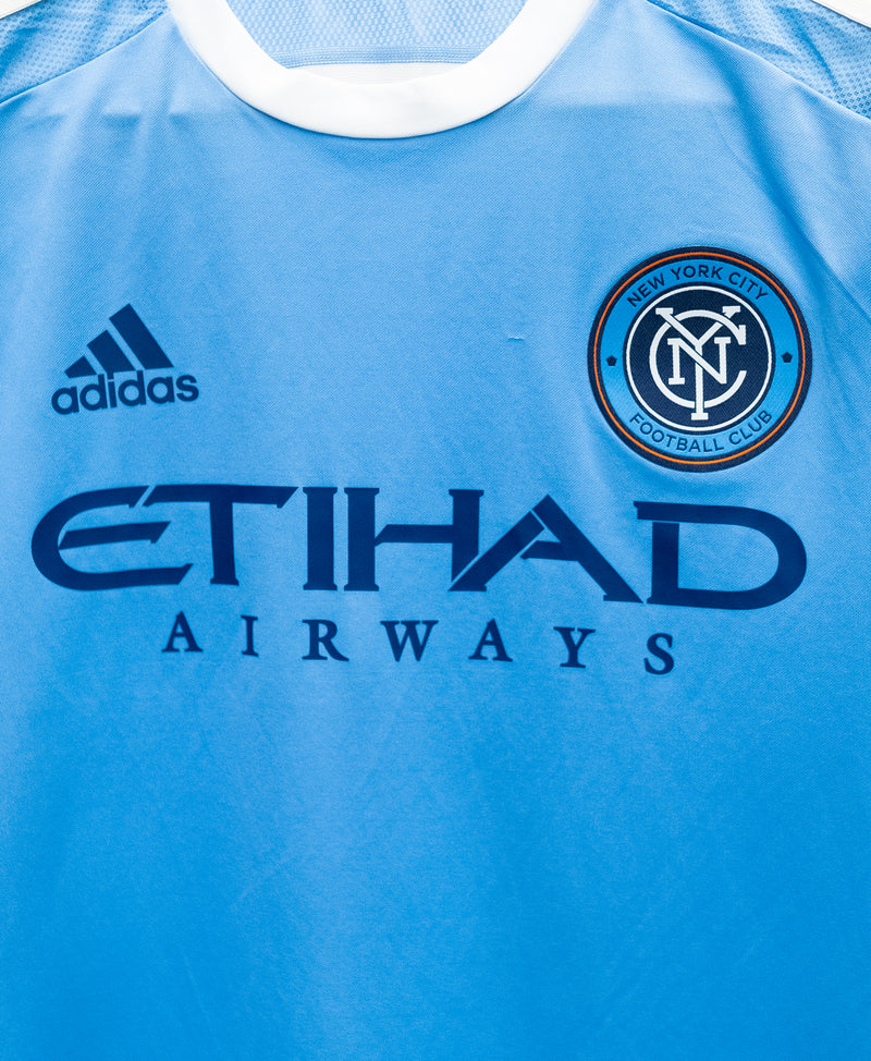 New York 2014 David Villa Player Issue Home Kit (L)