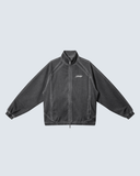 Unisex Vintage Wash Full Zip Mesh Jacket