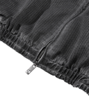 Unisex Vintage Wash Full Zip Mesh Jacket