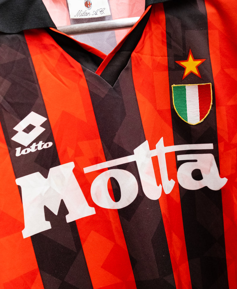 AC Milan 1993-94 Albertini Home Kit (M)