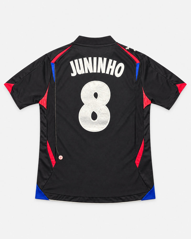 Lyon 2006-07 Juninho third vintage football shirt, size Large, back.