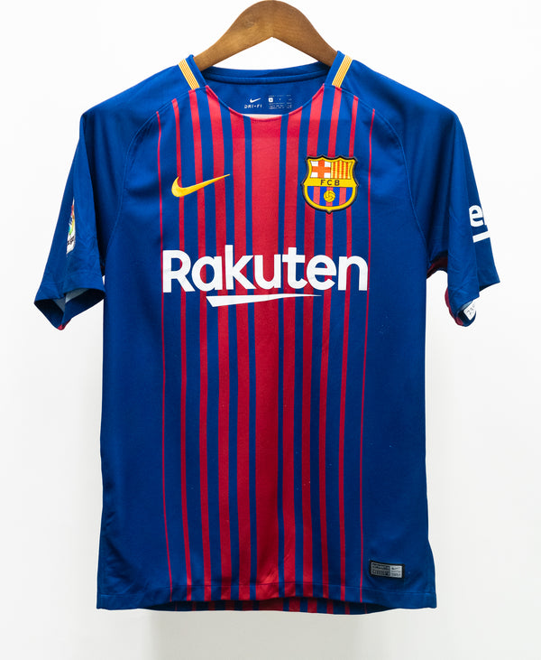 Barcelona 2017-18 I. Rakitic Home Kit (S)