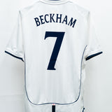 England 2002 Beckham Home Kit (L)