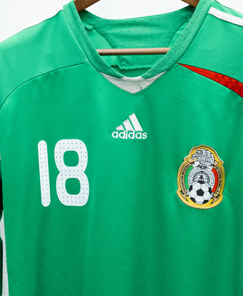 Mexico 2008 Long Sleeve A. Guardado Home Kit (XL)