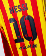 Barcelona 2013-14 Messi Long Sleeve Away Kit NWT (M)