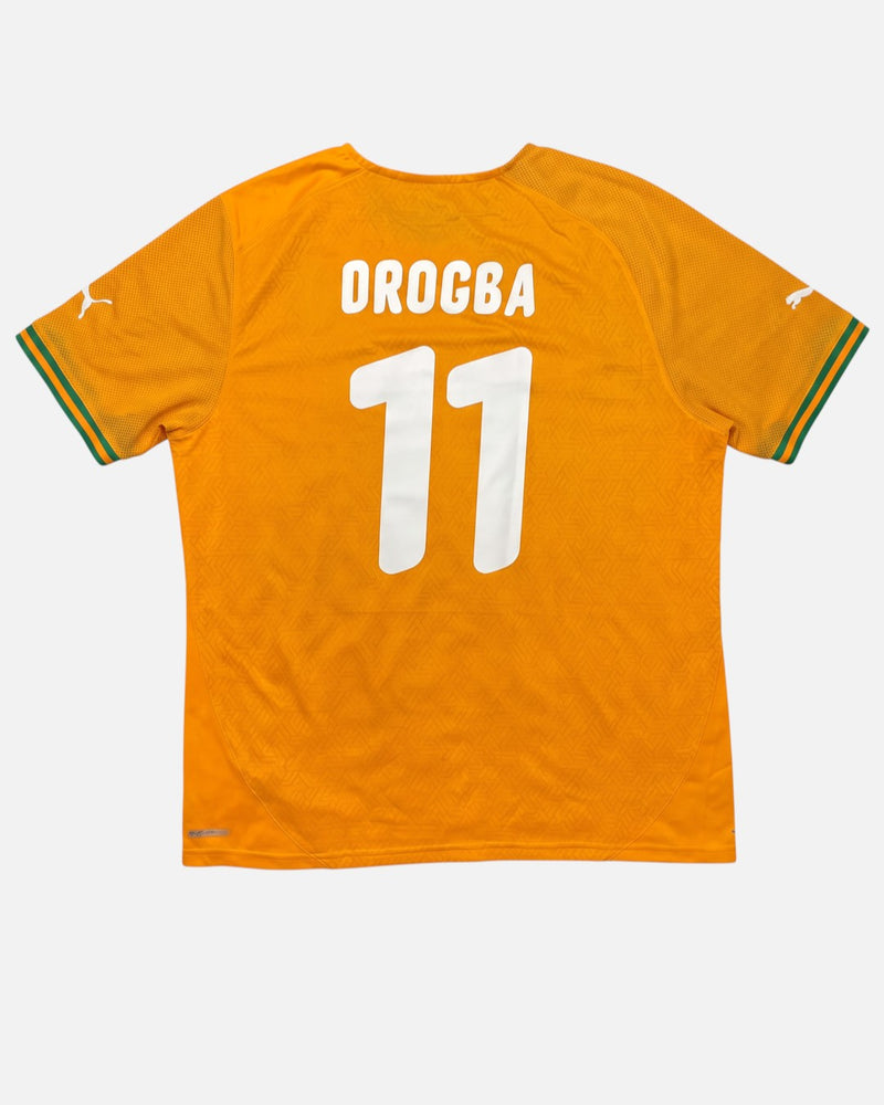 Ivory Coast 2010-11 Drogba Home Kit (L)