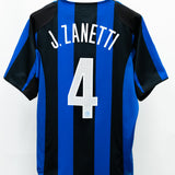 Inter Milan 2004-05 J. Zanetti Home Kit (L)
