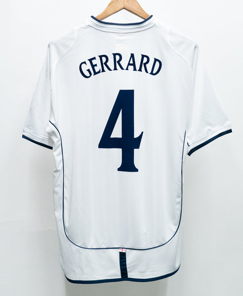 England 2002 Gerrard Home Kit (L)