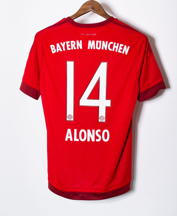 Bayern Munchen 2015-16 Alonso Home Kit (M)