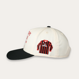 Milan Red 5 Panel Cap