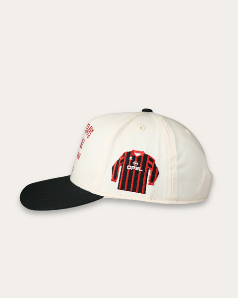 Milan Red 5 Panel Cap