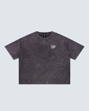 Invincibles Mineral Wash Boxy Cotton T-Shirt - Black