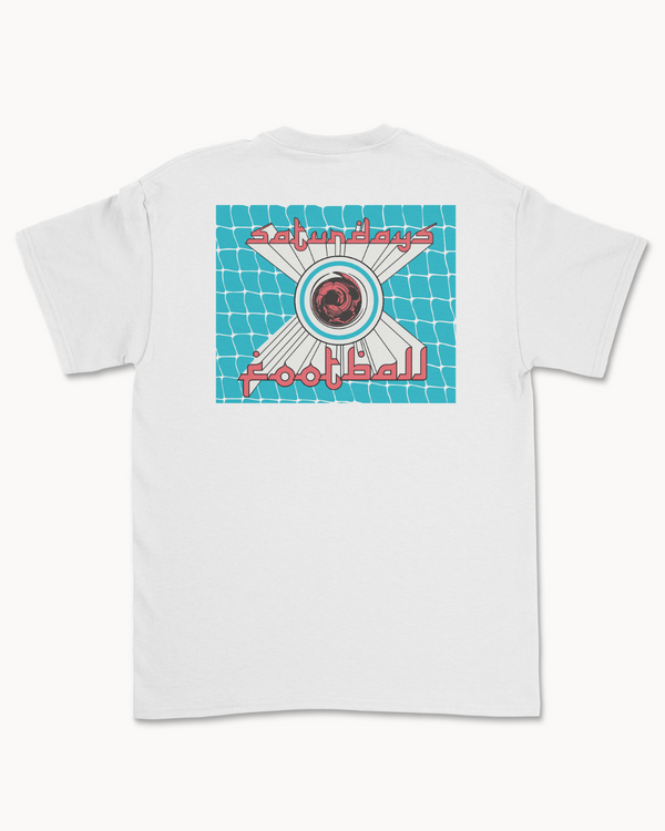 Far Out T Shirt - White / Red
