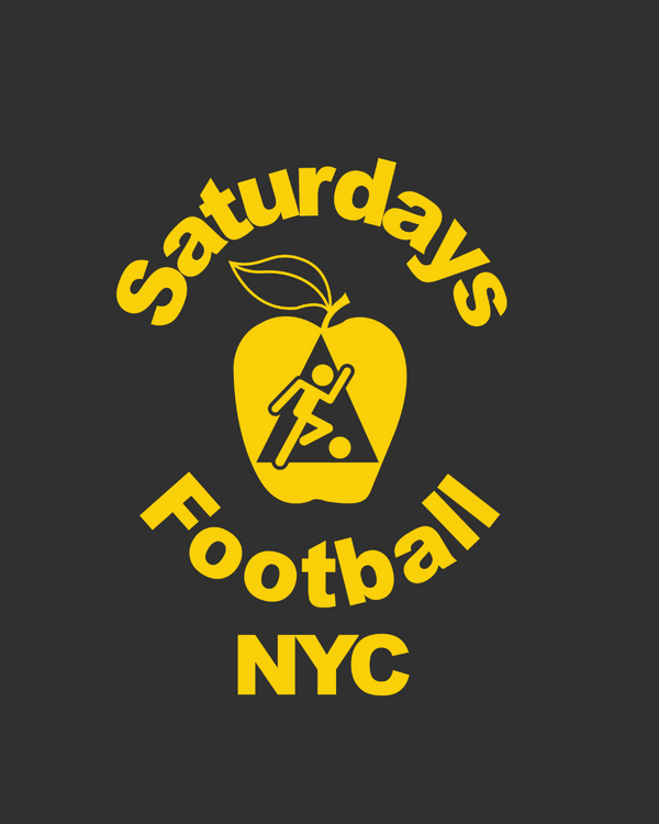 Saturdays Football NYC T Shirt - Black