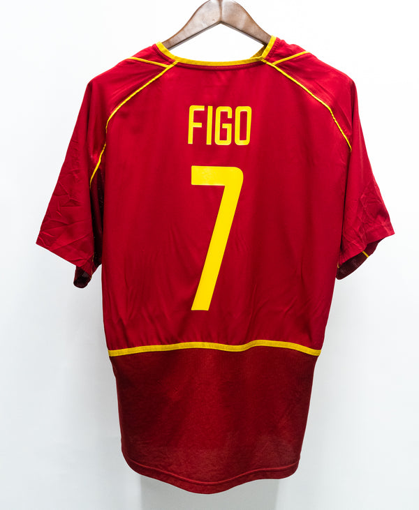 Portugal 2002 Figo Home Kit (L)