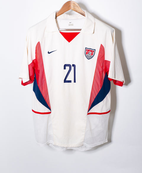 USA 2002 Donovan Player Issue Home Kit (M)