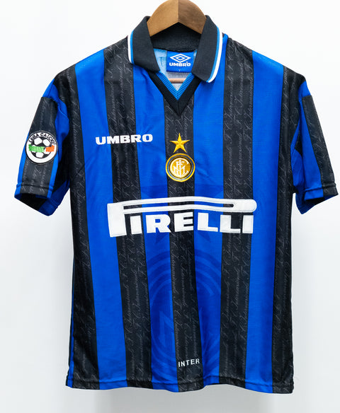 Inter Milan 1997-98 Ronaldo Home Kit (YXL)