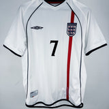 England 2002 Beckham Home Kit (S)