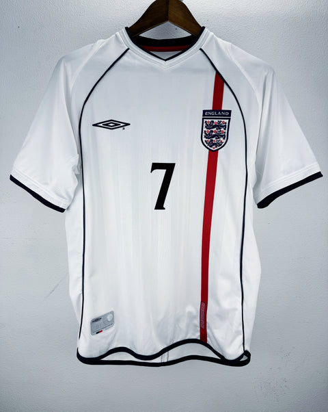 England 2002 Beckham Home Kit (S)