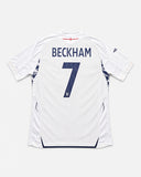 England 2007-08 Beckham Home Kit (2XL) - Back