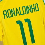 Brazil 2002 Ronaldinho Home Kit (L)