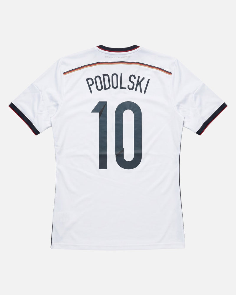 Germany 2014-15 Podolski home vintage football shirt, size S.