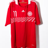 Denmark 2010 Bendtner Home Kit (2XL)
