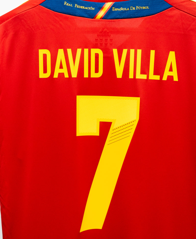 Spain 2012 David Villa Home Kit W/ Tags (XL)