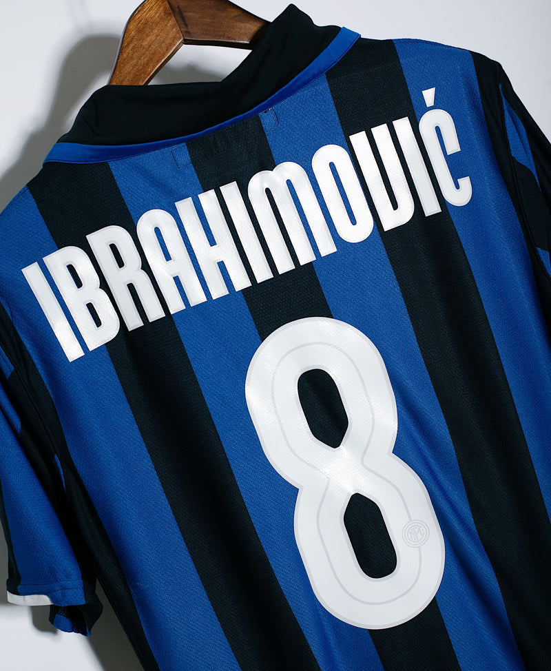 Inter Milan 2007-08 Ibrahimovic Home 2 Kit (L)