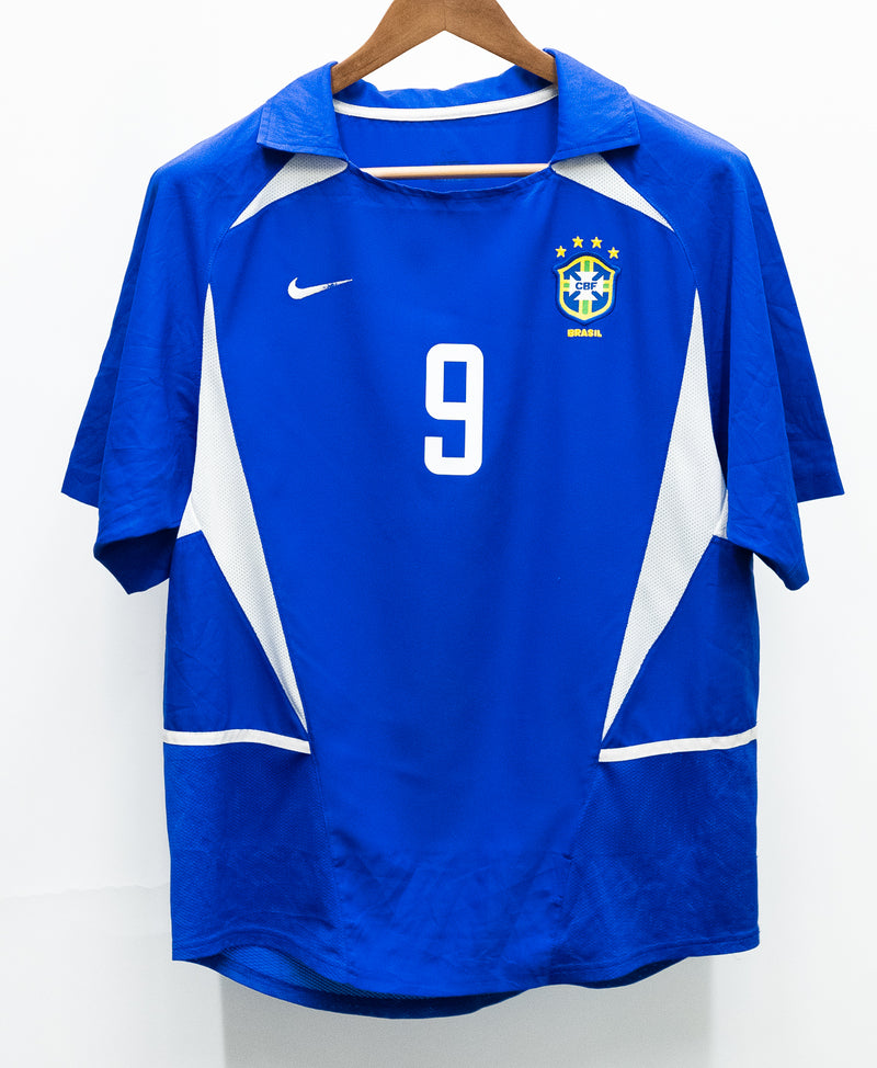 Brazil 2002 Ronaldo Away Kit (M)