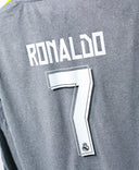 Real Madrid 2015-16 Ronaldo Long Sleeve Player Issue Away Kit (L)