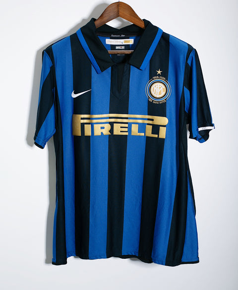 Inter Milan 2007-08 Ibrahimovic Home 2 Kit (L)