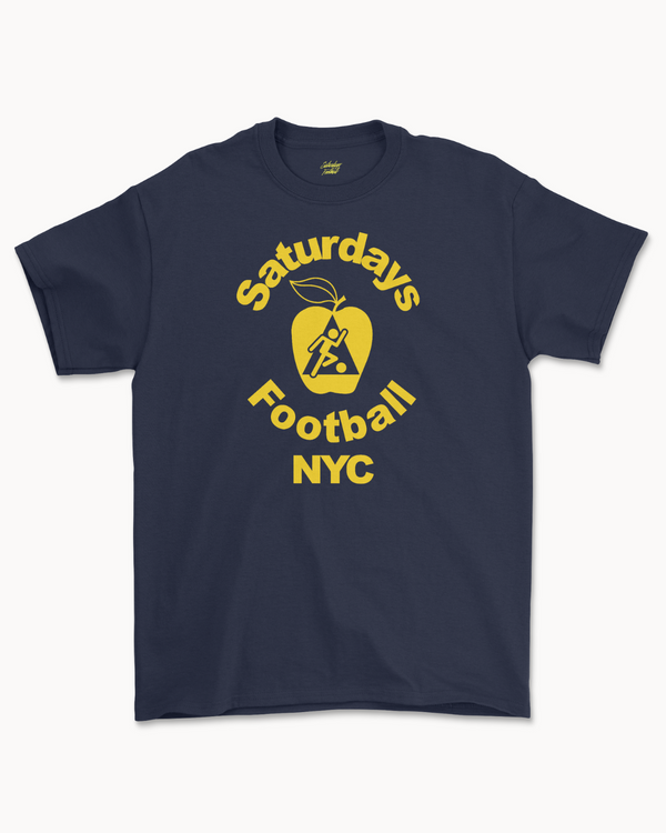 Saturdays Football NYC T Shirt - Navy