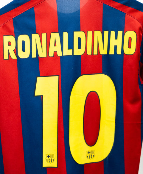 Barcelona 2005-06 Ronaldinho Fan Home Kit (M)