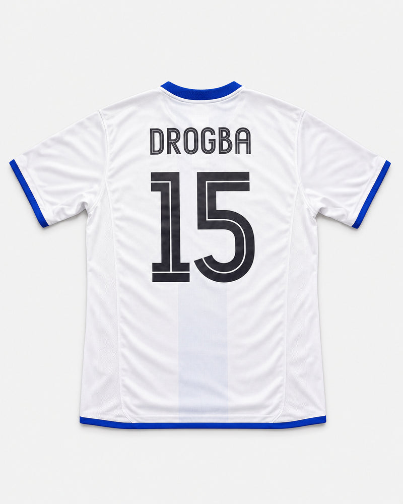 Chelsea 2005-06 Drogba away vintage football shirt, size Medium, back.