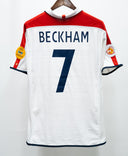 England 2004 Beckham Home Kit (L)