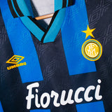 Inter Milan 1994-95 Bergkamp Home Kit (M)