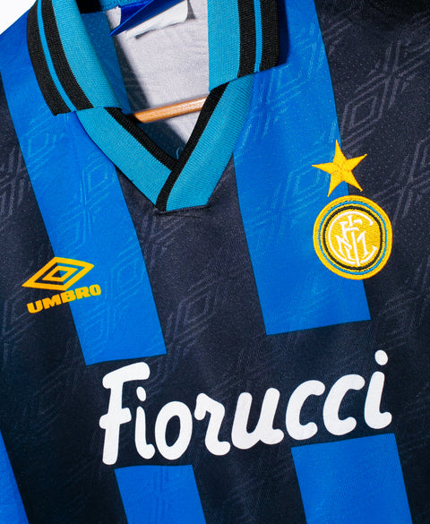 Inter Milan 1994-95 Bergkamp Home Kit (M)