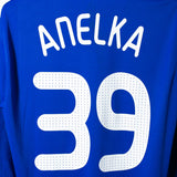 Chelsea 2009-10 Anelka Long Sleeve Home Kit (L)