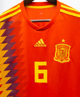 Spain 2018 Iniesta Home Kit (L)