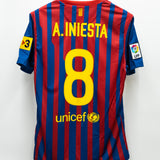 Barcelona 2011-12 Iniesta Home Kit (M)