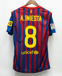 Barcelona 2011-12 Iniesta Home Kit (M)