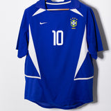 Brazil 2002 Rivaldo Away Kit (L)