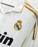 Real Madrid 2011-12 Benzema Long Sleeve Home Kit (M)