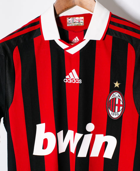 AC Milan 2009-10 Ronaldinho Home Kit (S)