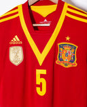 Spain 2013 Puyol Home Kit (S)