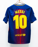 Barcelona 2017-18 Messi Home Kit (M)