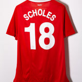 Manchester United 2010-11 Scholes Home Kit (L)